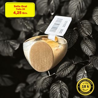 Anillo Sello Oro 18k Desde 3,20 Grs Varias Tallas