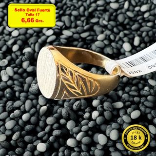 Anillo Sello Oro 18k Desde 3,20 Grs Varias Tallas