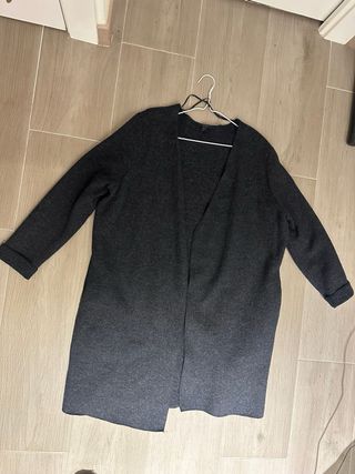 Abrigo COS 100% lana gris talla M