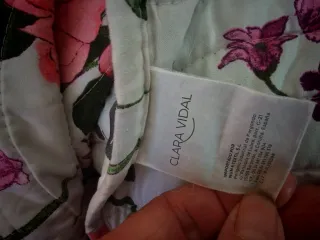 Colcha floral 197x260 cm, Clara Vidal.