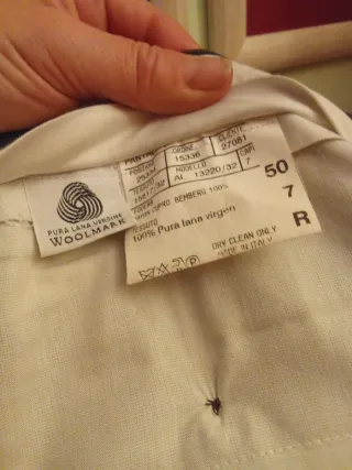 Traje de chaqueta y pantalón de rayas italiano pur