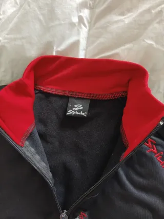 Chaqueta Ciclismo Spiuk Negra , Gris y roja T,S