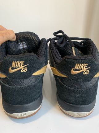 Zapatillas Nike SB P-Rod 2 Negro/Dorado 9US