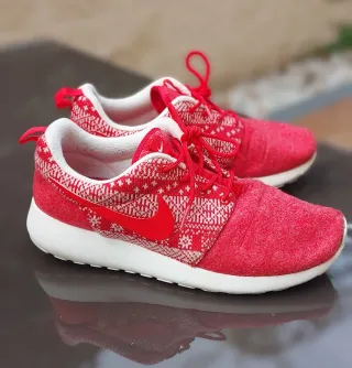 Zapatillas Nike Navidad Rojas y Blancas
