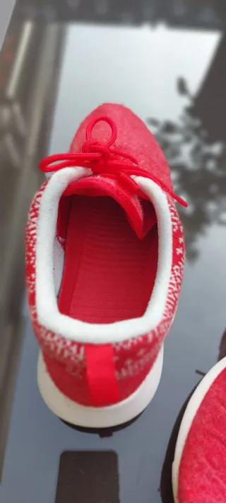 Zapatillas Nike Navidad Rojas y Blancas