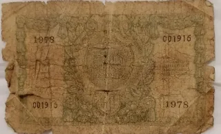 Banconote antiche 1975 1978