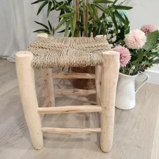 Taburete de Madera Artesanal