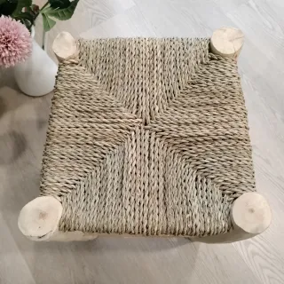 Taburete de Madera Artesanal