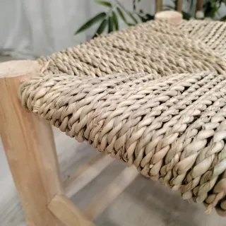 Taburete de Madera Artesanal