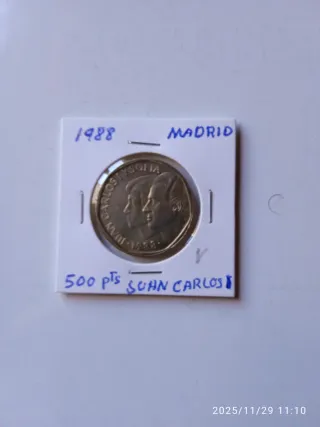 Juan Carlos I 500 pesetas 1988 de Madrid