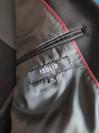 Traje negro americana TM, pantalón y chaleco.Nuevo