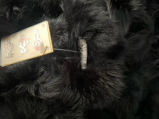 Estola de piel negra