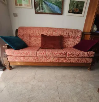 Divano classico 3 posti in tessuto