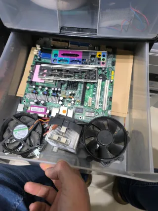 Lote Componentes PC: Placas, CPUs, Tarjetas