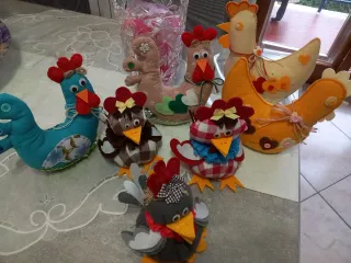 Animaletti fatti a mano in stoffa