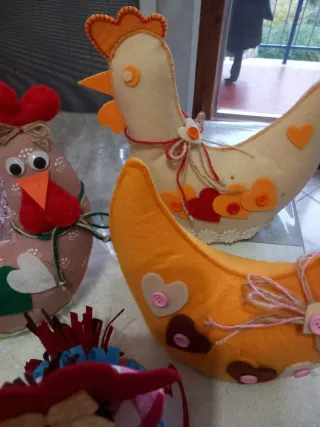 Animaletti fatti a mano in stoffa