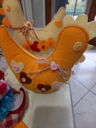 Animaletti fatti a mano in stoffa