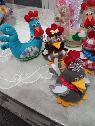 Animaletti fatti a mano in stoffa