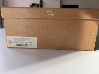 Christian Louboutin Zapatillas Negras Tachuelas