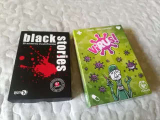 Juegos de mesa Black Stories y Virus!