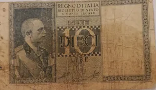 Banconote 10 Lire Dieci