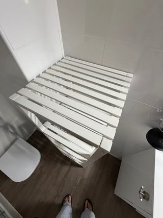 Estantería blanca de madera Ikea