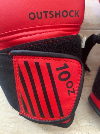 Guantes de Boxeo OutShock 10oz Rojos