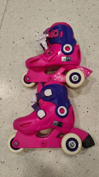 Patines Oxelo ajustables niña/niño 3 ruedas