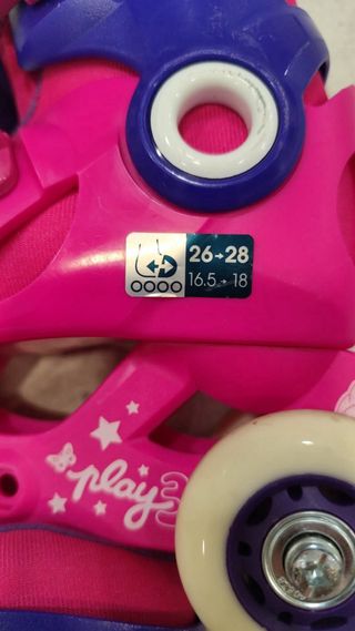 Patines Oxelo ajustables niña/niño 3 ruedas