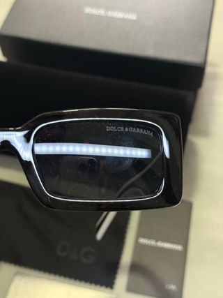 Dolce & Gabbana Gafas Sol Negras y Blancas
