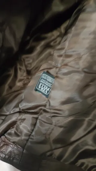 Giubbotto in pelle Van D'or uomo marrone