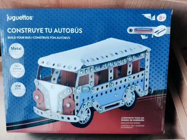 Juguettos Autobús Construcción Metal 338 Piezas