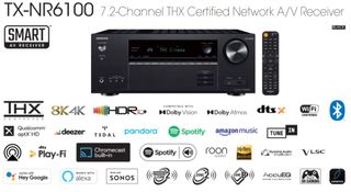 Home Cinema Onkyo TX-NR6100 8K HDR10+ THX Atmos