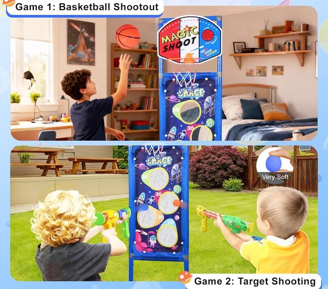 Gioco Pallacanestro e Pistole a Palloncini