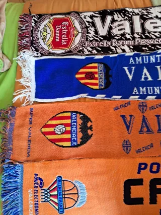 Bufandas Valencia C.F. y Eurocup 2010