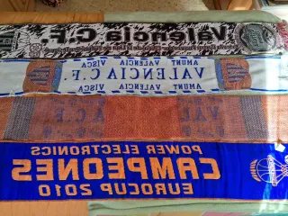 Bufandas Valencia C.F. y Eurocup 2010