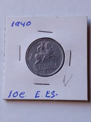 10 céntimos 1940 Estado español
