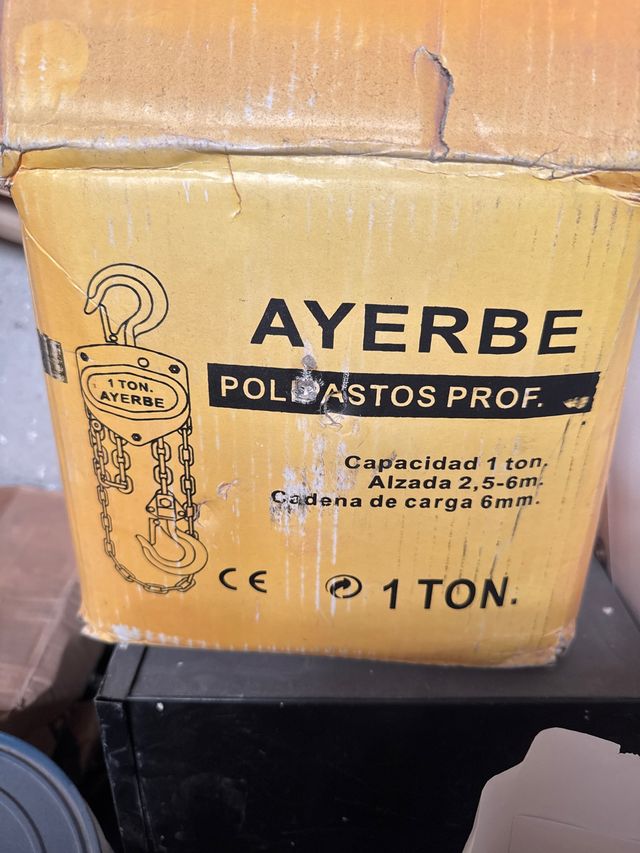Polipasto profesional Ayerbe 1 ton