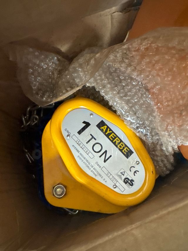 Polipasto profesional Ayerbe 1 ton