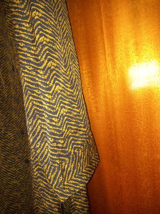 Vestido estampado zigzag