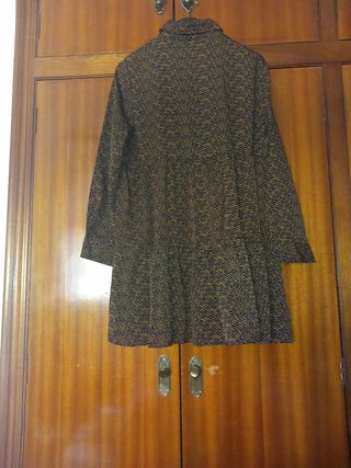 Vestido estampado zigzag