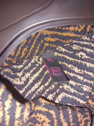 Vestido estampado zigzag