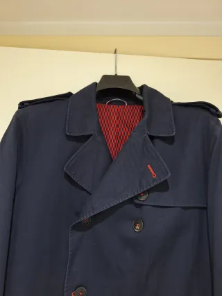 Gabardina Ganso Mujer Talla 50 Azul