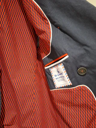 Gabardina Ganso Mujer Talla 50 Azul