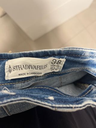 Falda tubo vaquera midi