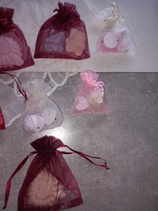 Sacchetti con gessetti profumati fatti a mano