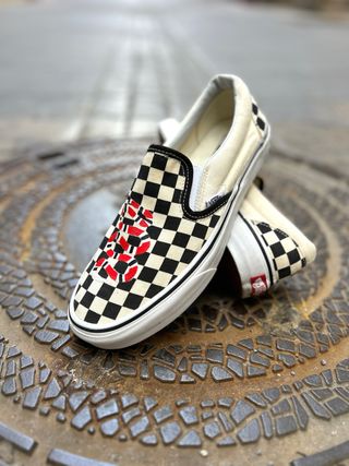 Zapatillas Vans 41 Slip-On Checkerboard Custom