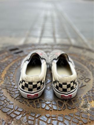 Zapatillas Vans 41 Slip-On Checkerboard Custom