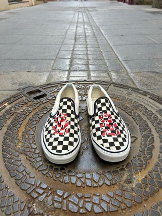 Zapatillas Vans 41 Slip-On Checkerboard Custom