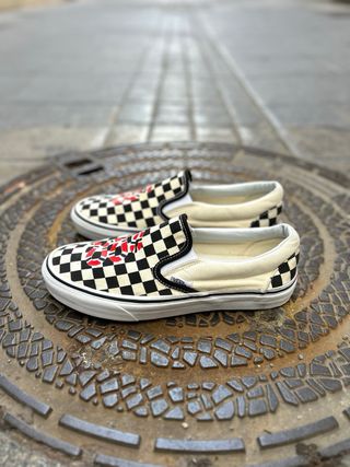 Zapatillas Vans 41 Slip-On Checkerboard Custom